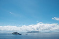 南ケ山園地から見る鵜渡根島と新島